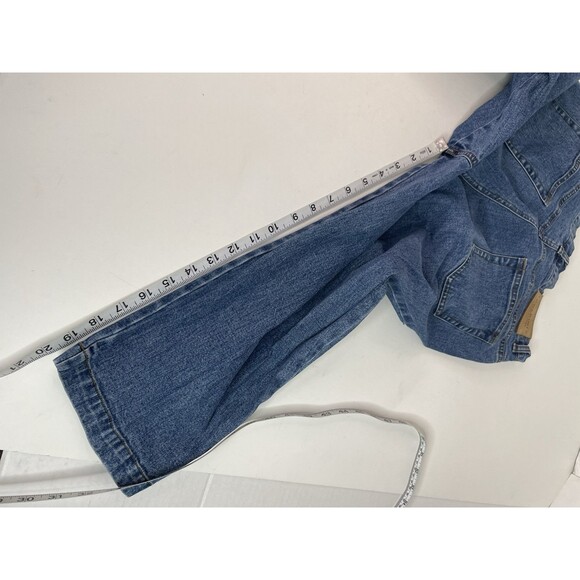 Lauren Jeans Co. Denim Capris, Blue, 10P, Ralph Lauren Petite - Picture 7 of 9